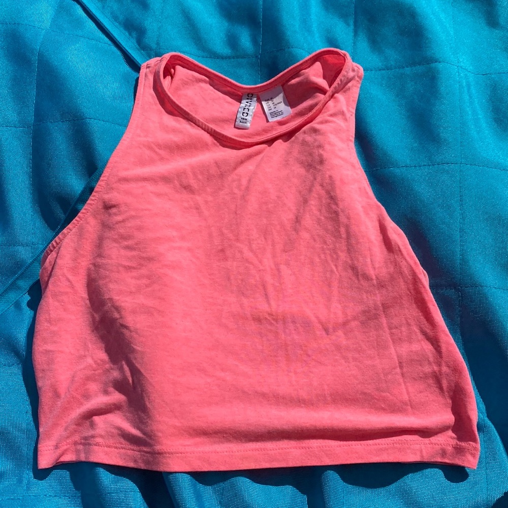 Divided crop top